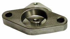 Flange, Steel - F38 (or other 2 bolt flanged) External Wastegate DRILLED THROUGH